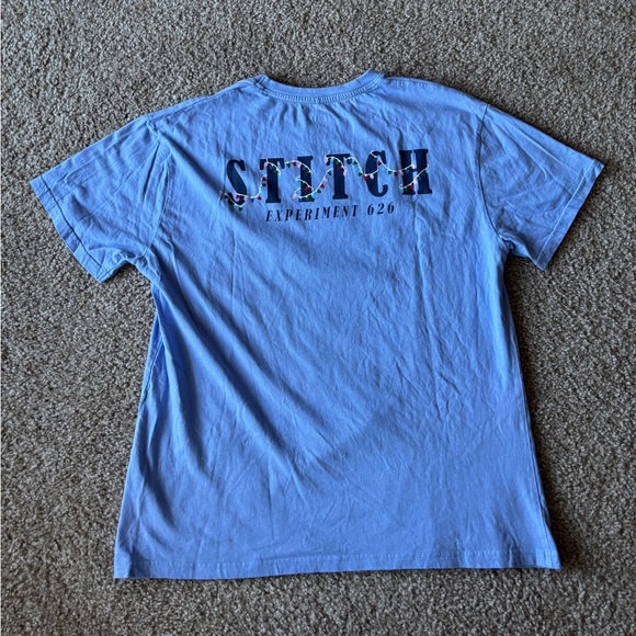 Disney Stitch‎ Womens Medium Christmas Lights Holiday Shirt Lilo and Stitch - Picture 5 of 6